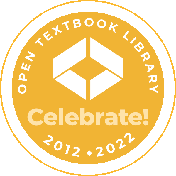 Open Textbook Library Celebrate Badge